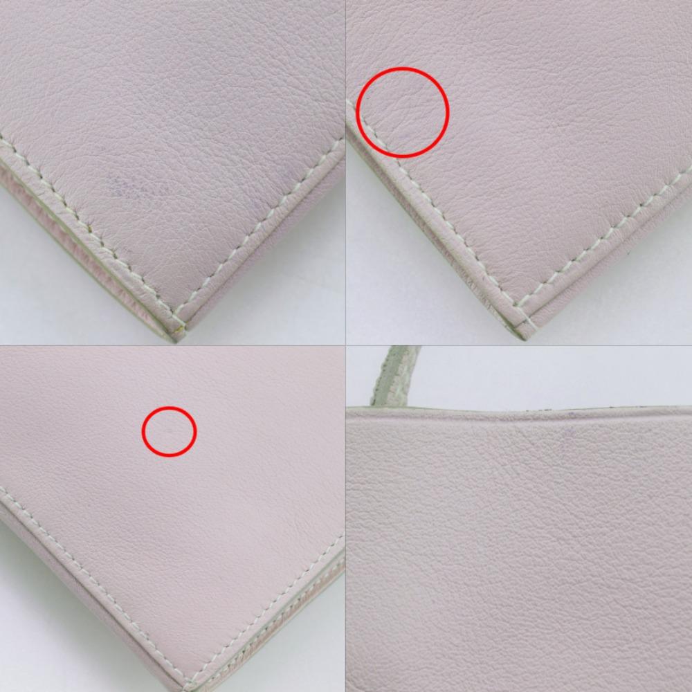 Hermes Onimetu Shoulder Bag Pink Calfskin Women Used