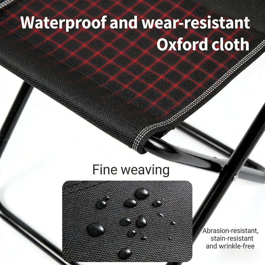 Portable Folding Fishing Stool Lightweight Aluminum Alloy Outdoor Camping Chair for Outdoor Travel Hiking Picnic Camping Fishing Seat Activities