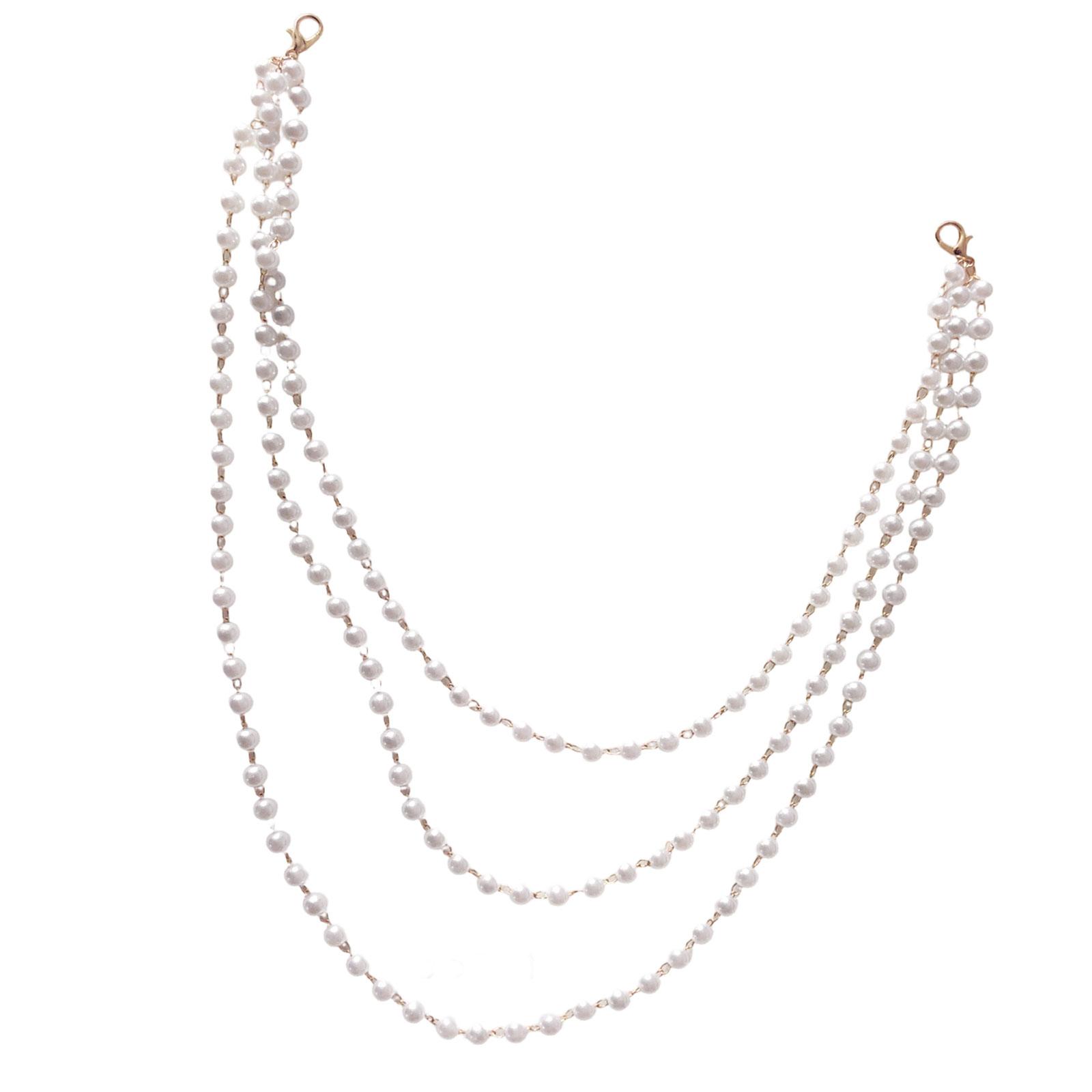 

Trendy 2 Layer Imitation Pearls Y Necklace Elegant Accessory For Women Great Gift Choice For Anniversary Or Birthday