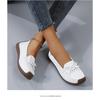 Casual Women's Flat Shoes with Soft Soles and Soft Tops, Large-sized Bean Shoes