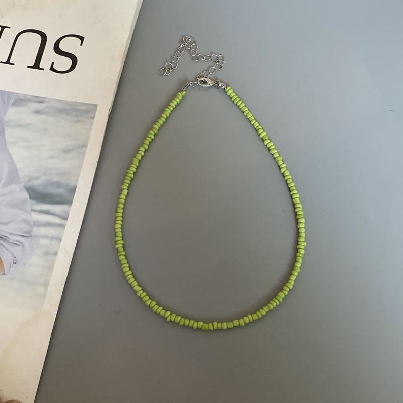 New Seed Beads Bohemia Choker Chain Fashion Charm Collar Colorful Handmade Colar Collar Necklace Jewelry Femme