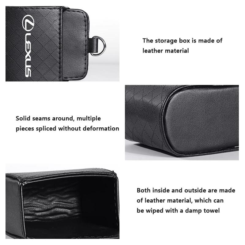 For Lexus Car Air Outlet Storage Box Phone Lipstick Lighter Organizer RX 300 400 460 UX 200 NX LX LS GS 330 IS 250 300 GX