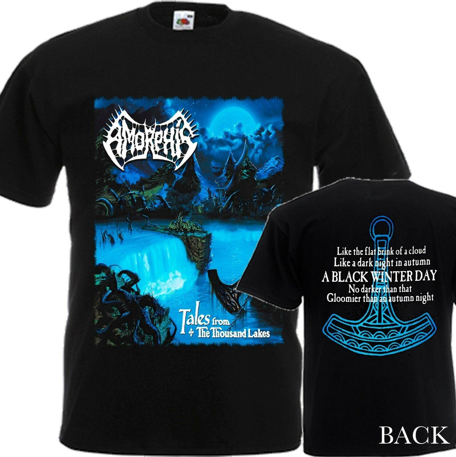 

Футболка унисекс Amorphis Tales From The Thousand Lakes Футболка с принтом Dtg- S