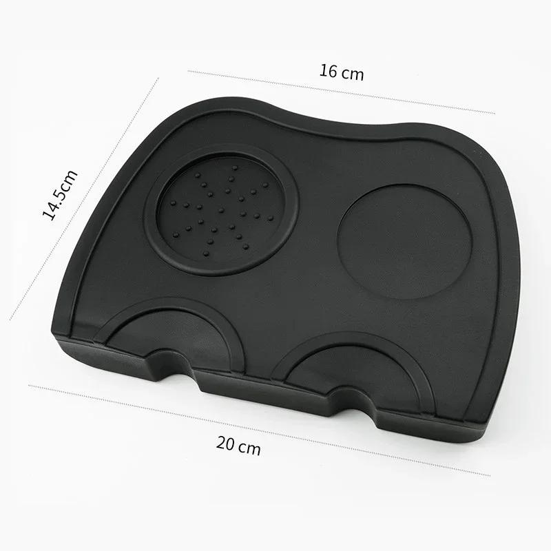 Coffee Tamper Mat Coffeeware Manual Coffee Silicone Pad Tamping Mat Barista Coffee Espresso Tampering Holder Corner Mat Pad