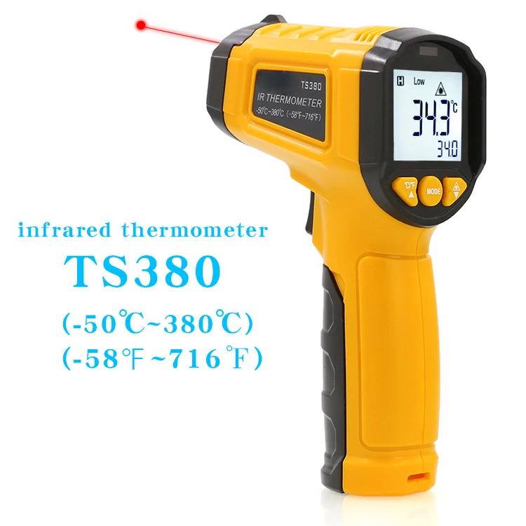 TS380 Infrared Non-Contact Thermometer Handheld Industrial High-Precision Electronic Temperature Gauge TS600