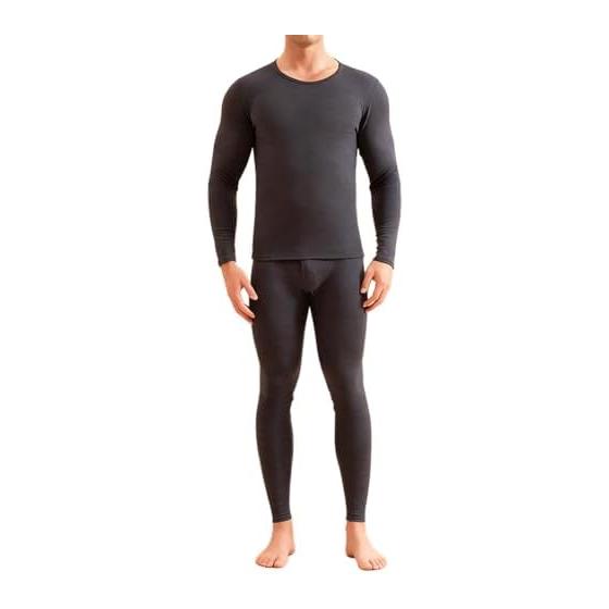 [XXG] Men s warm innerwear, top and bottom set [moisture wicking, heat generating, brushed lining] cold weather underwear, HEATTECH, thermal