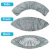 Waterproof Kayak Cover 210d Oxford Cloth  Sun Protection Heavy Duty Dustproof Canoe Cover for Outdoor Storage