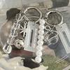 Ribbon Pearl Drop Keyring
