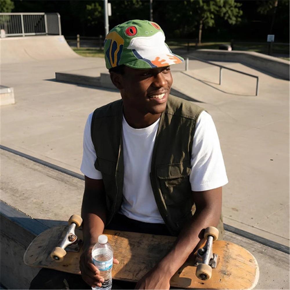 Handmade Patchwork Bucket Hat With Adjustable Fit