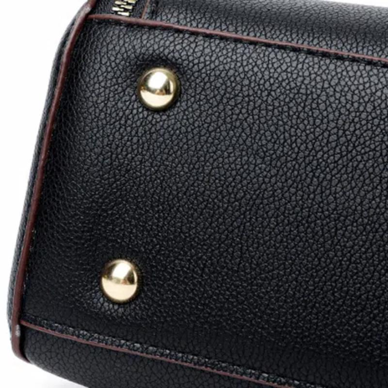 Small Bucket Shoulder Bags For Women Luxury Designer PU Leather Messenger Crossbody Bags Ladies Casual Solid Color Purse Handbag