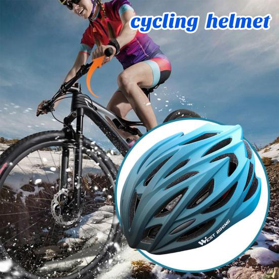 Professional Outdoor Bicycle Helmet Impact-Resistant Shockproof Breathable Ultralight Adjustable Riding Helmet