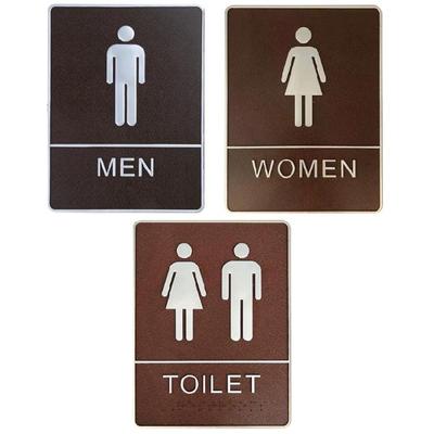 Bathroom Sign WC Toilet Entrance Signs Home Decor Funny Wall Decals Mural Art