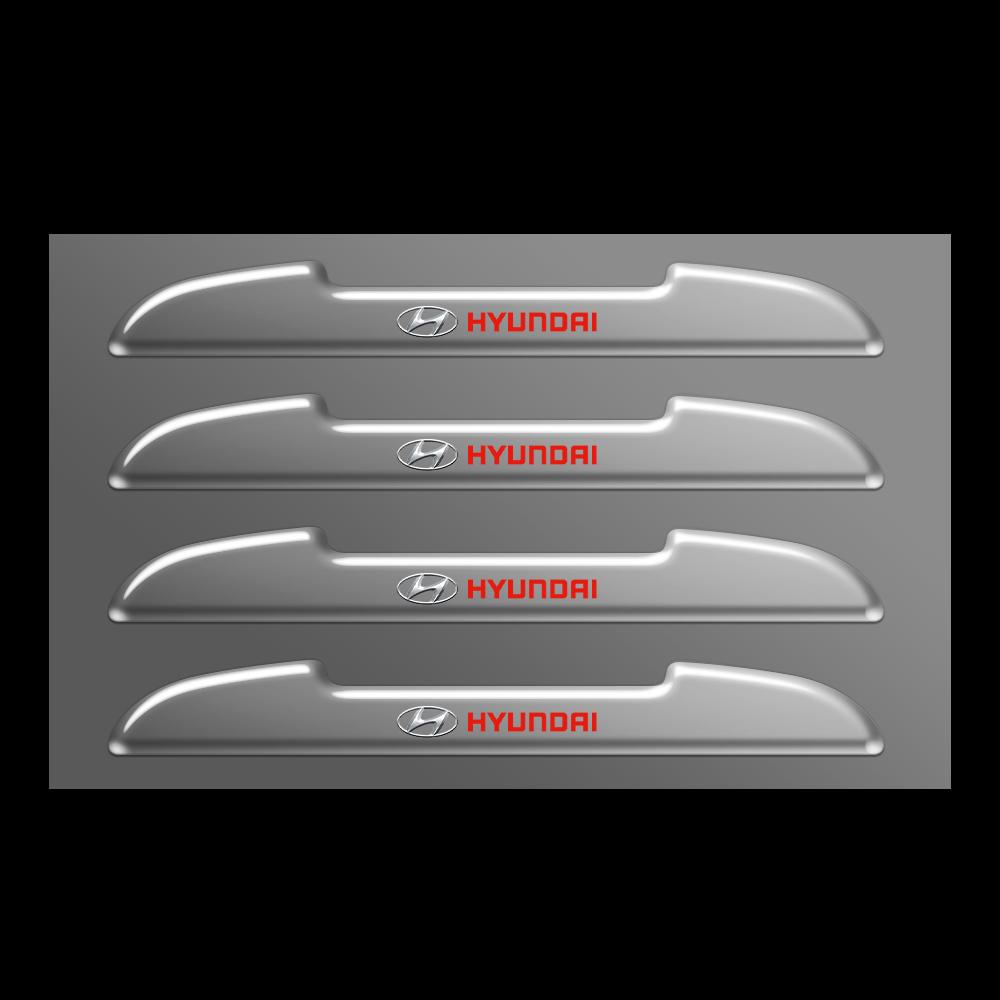 4pcs Transparent Car Door Edge Guard Anti-Collision Strip Sticker For Hyundai I10 I20 I30 IX20 IX35 Azera Veloster Tucson Accent R1