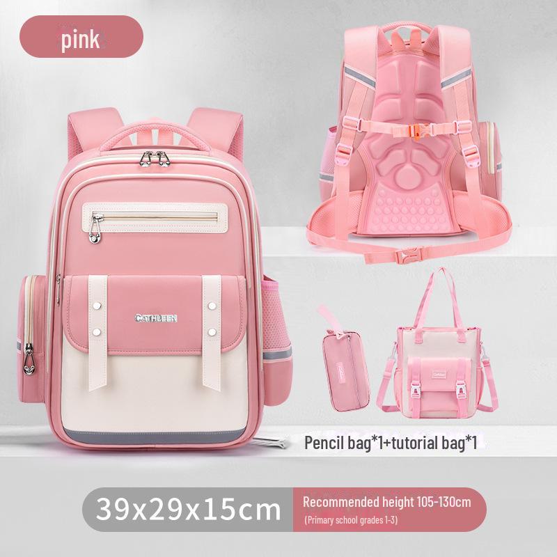 Cloud Schoolbag: Large Capacity, Lightweight Backpack for Grade 1-6 Boys & Girls