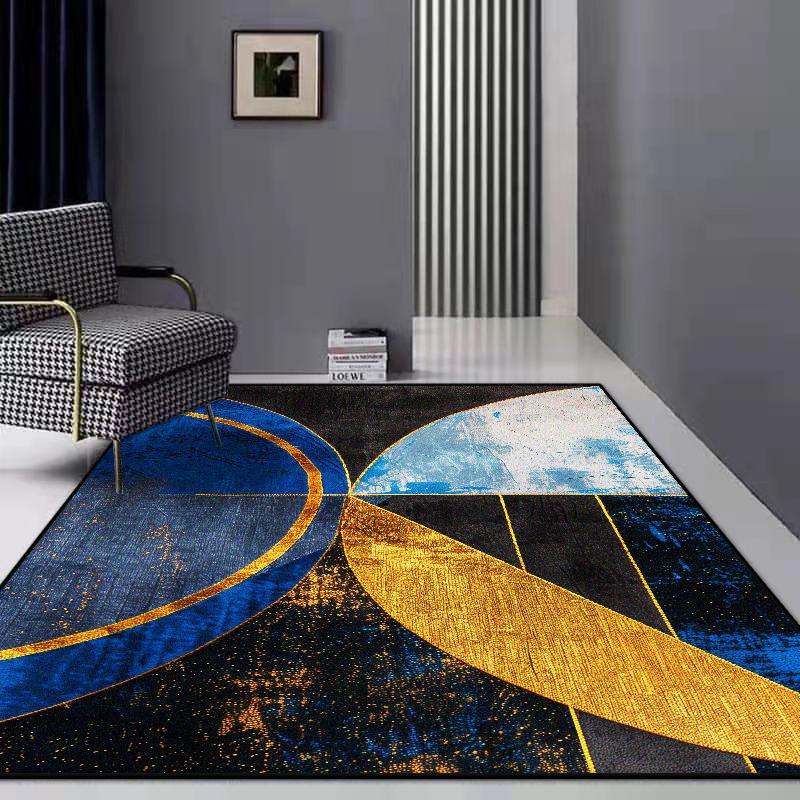 

Non-slip Modern Geometry Carpet for Living Room Abstract Large Rug Bedroom Decoration Cloakroom Rugs Coffee Table Mat Washable 60x90cm