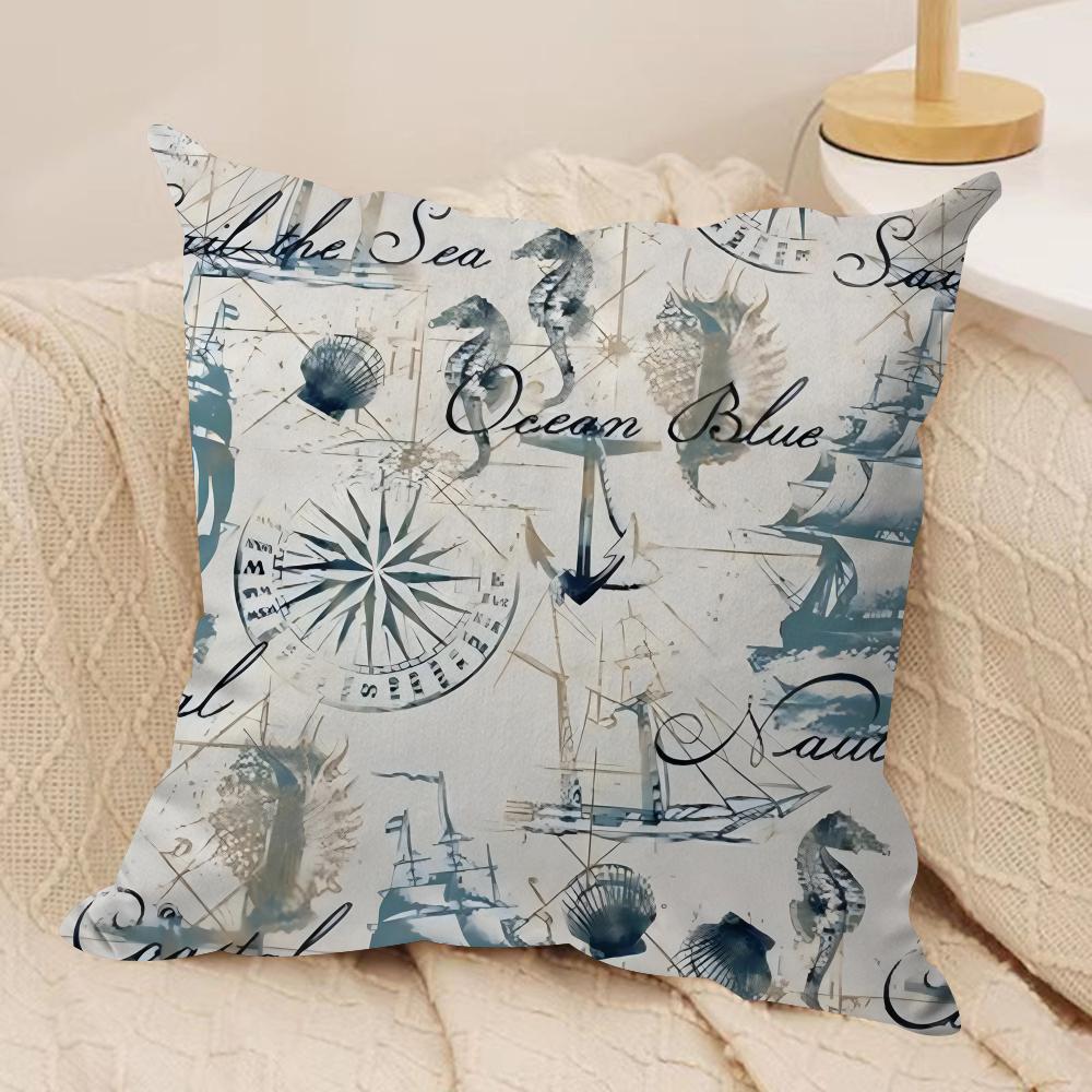 Oean Animals Cushion Cover Silky Short Plush Double-Sided Printed Pillow Case for Sofa All Seasons Home Decor Gift