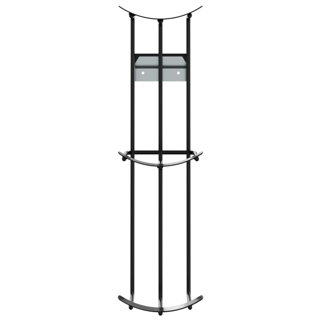 Vidaxl Obstacle Stands, For Mounting On a Barrel, 2 Pcs, Black