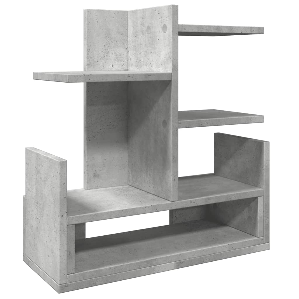 Vidaxl Organizer Na Biurko, Szarość Betonu, 49X20X52,5 Cm
