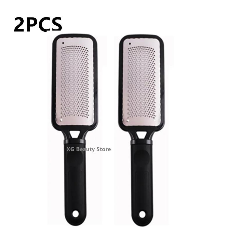 Professional 1/2/5PCS Black Double-Side Foot File Heel Grater For The Feet Pedicure Rasp Remover Metal Scrub Manicure Nail Tools