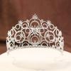 Luxury Baroque Queen Tiaras Elegant Wedding Head Wear Beautiful Rhinestone Diadem  Party Supplies