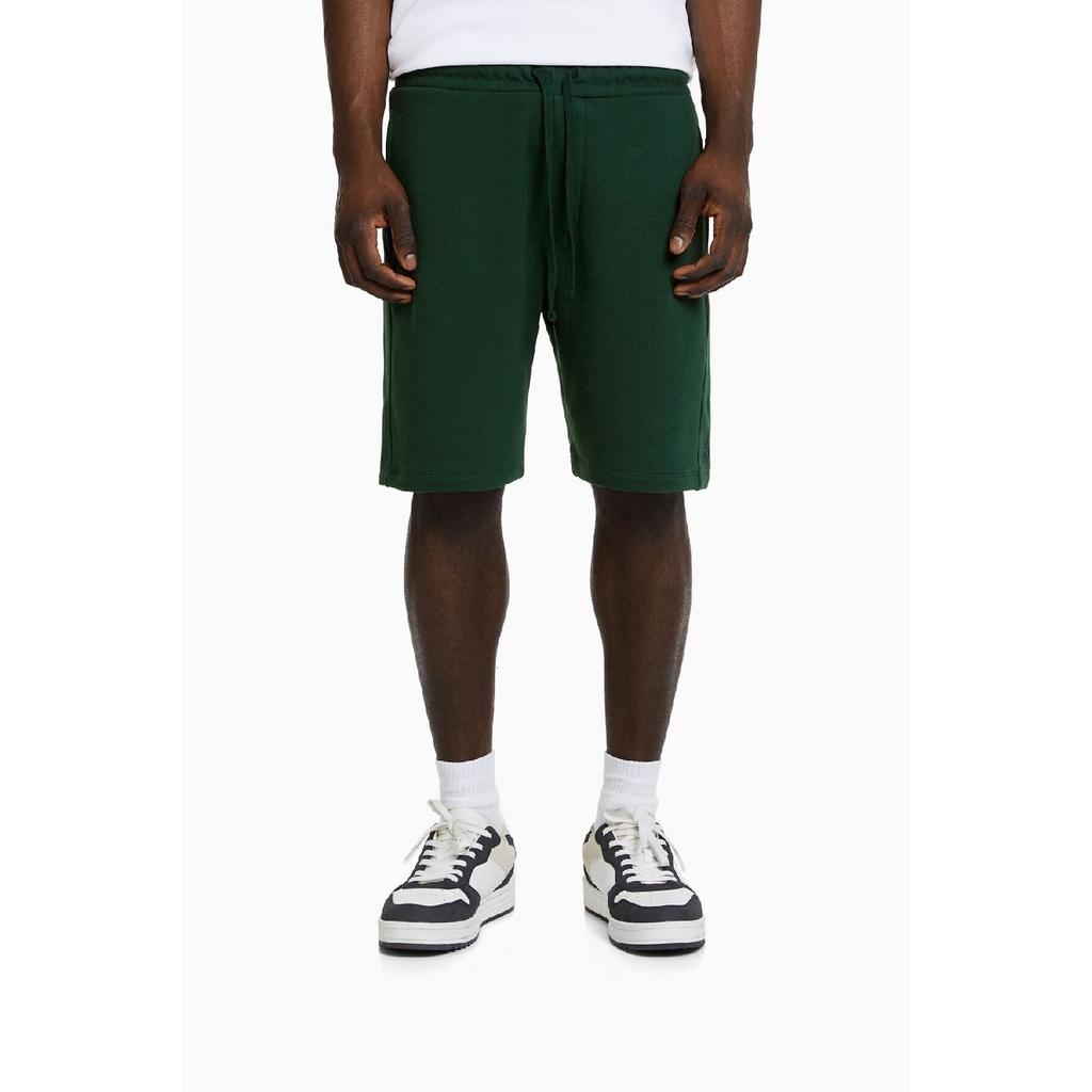 Basic Cotton Bermuda Shorts