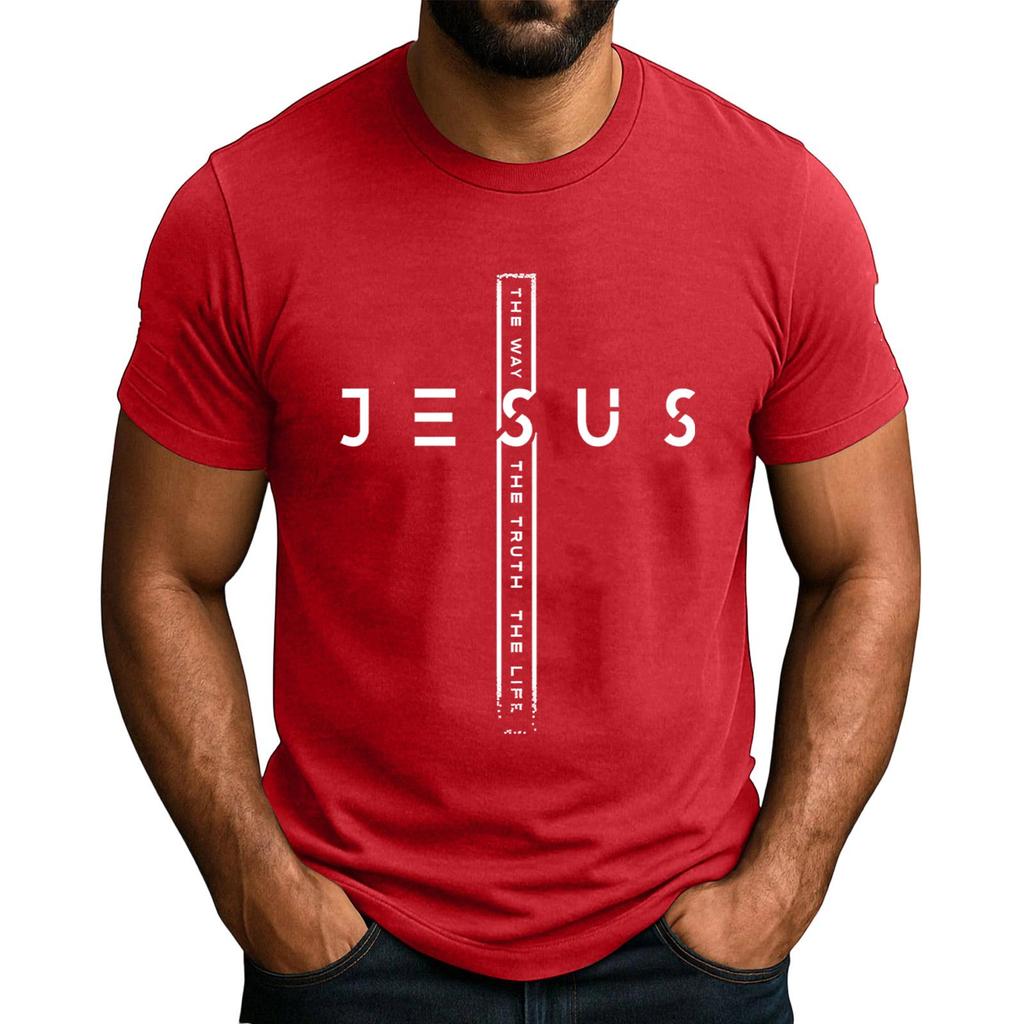 Men's  Popular T,shirt Printed Round Neck Short Sleeve T,shirt