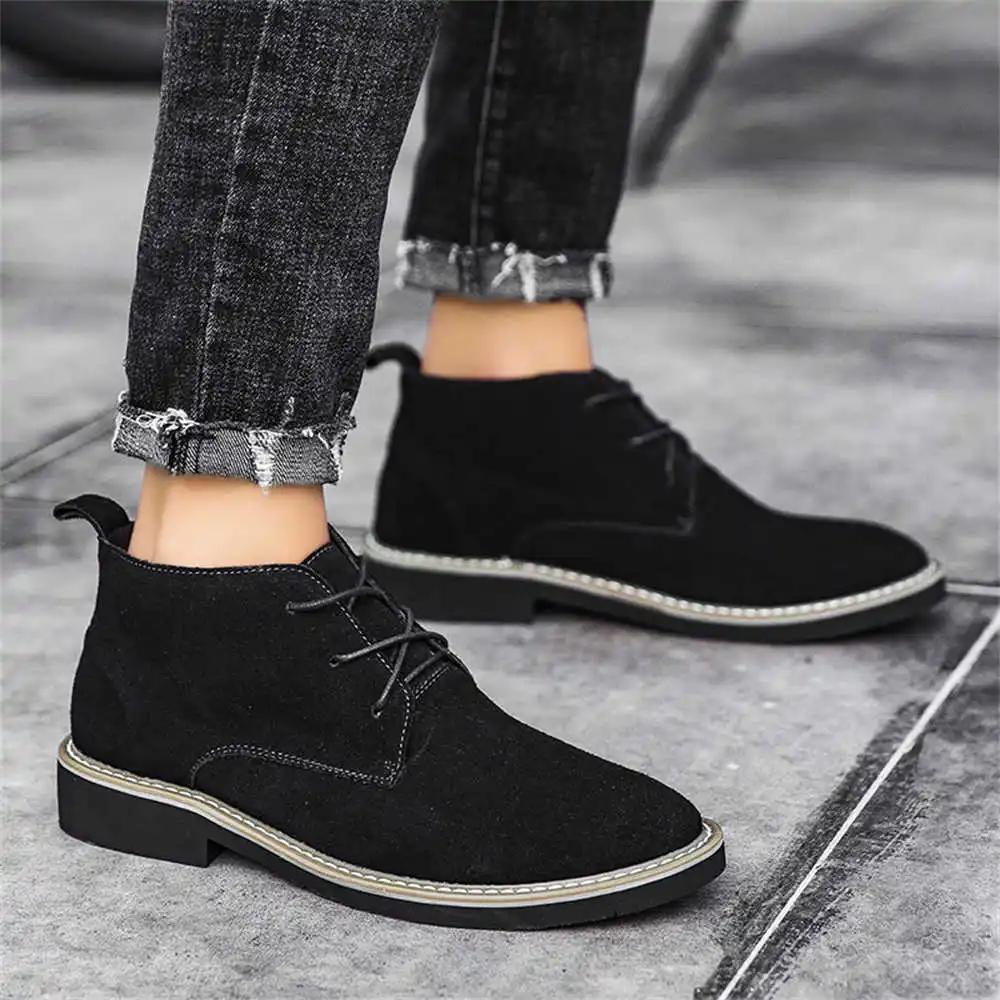 Fashion Long Barrel Brown Men's Ankle Shoes Colorful Tennis Man Black Long Boot Sneakers Sport Technologies Second Hand Kit