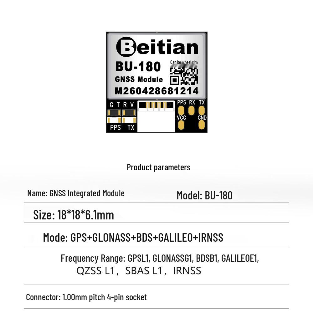 Beitian GPS Antenna with Integrated Beidou-3 TTL Microstrip Flash BD-220ZF