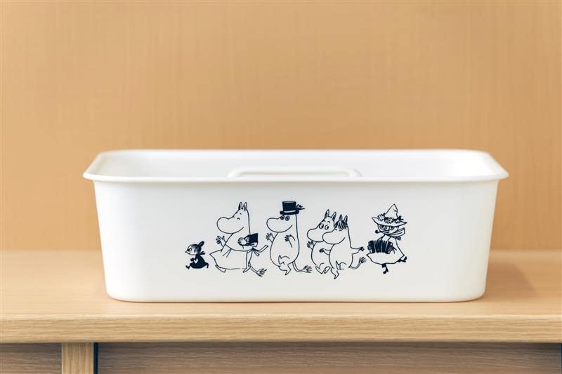 Trusco Moomin Tote White Order Tray, (Mail Only) MOKTLPE-W