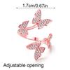 Wear Adjustable Butterfly Sewing Accessories Knitting Tools Thimble Ring Yarn Guides Knitting Loop