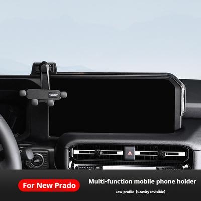 For Toyota Land Cruiser Prado 250 LC250 Car Gravity Car Mobile Phone Holder Console Navigation Phone Stand Bracket Installation