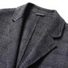 Yalu Men's Plaid Double-Faced Wool Blend Overcoat