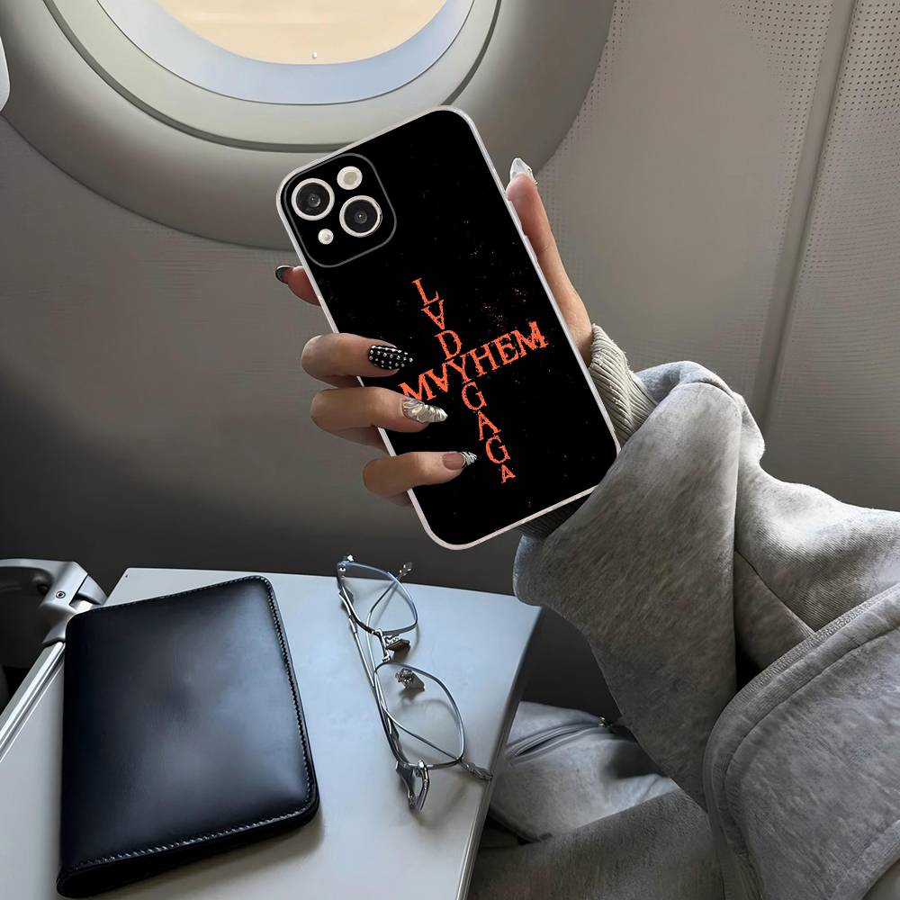 Singer L-Lady Gaga Mayhem Case for iphone 17 16 15 pro max 11 12 13 14 Pro Plus Phone Cover