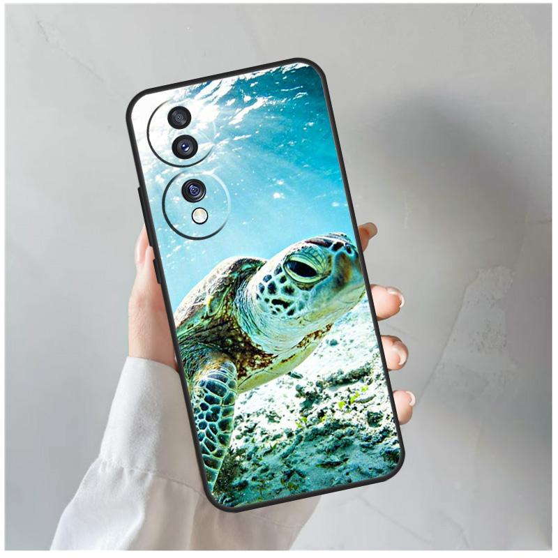 

Swimming Freshwater Sea Turtles For Honor Magic 8 7 6 5 Pro Case For Honor 400 200 Lite 90 70 50 X8c X8b X9a X9b X9c X9d Win Honor Magic5 Lite