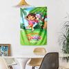 Dora Explorer Wall Decor Tapestry Art For Pet Memorial Birthdaywedding Party Backdrop Family Gift