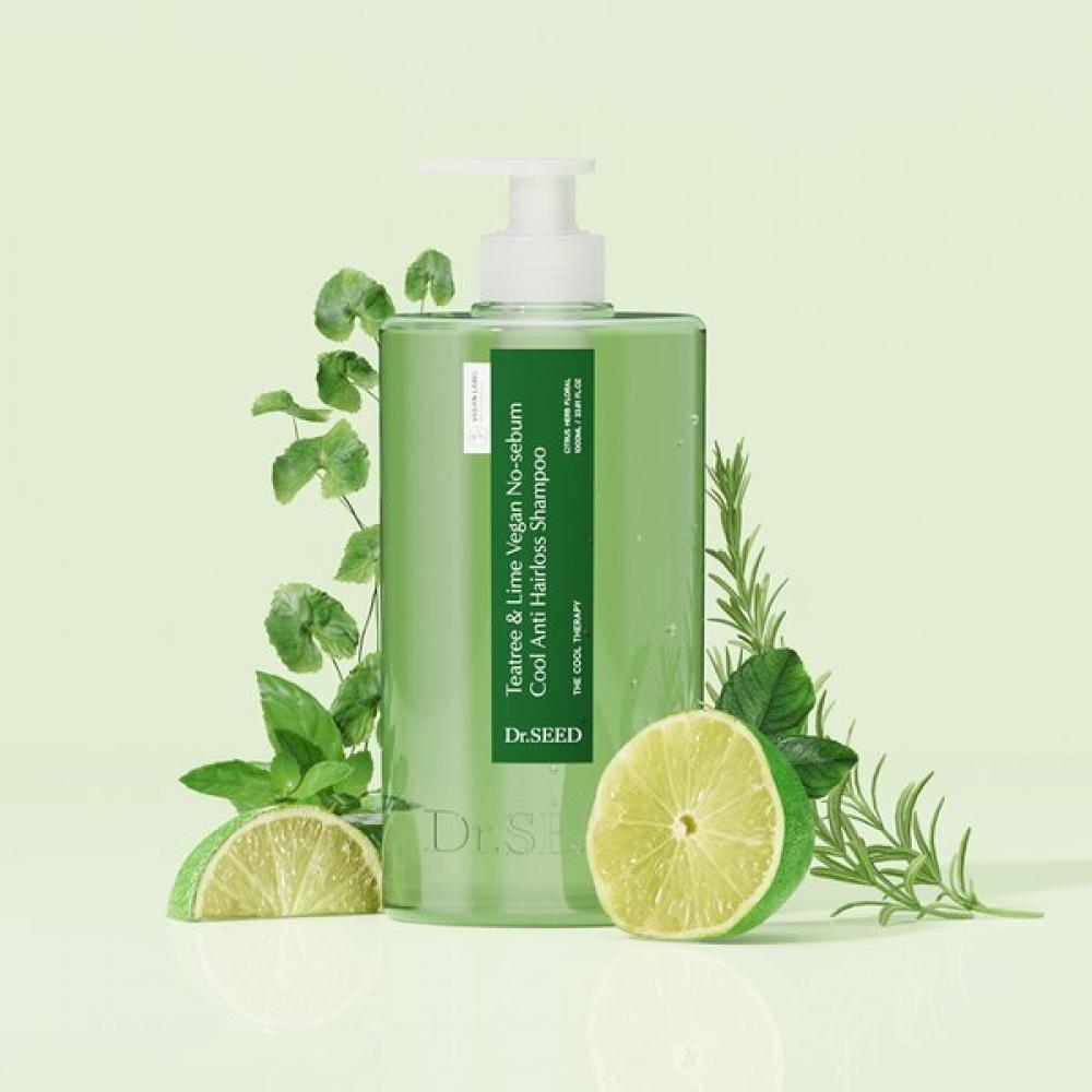[dr.seed] Tea Tree   Lime Vegan Oily Care Cool Hair Loss Shampoo Large Capacity 1l