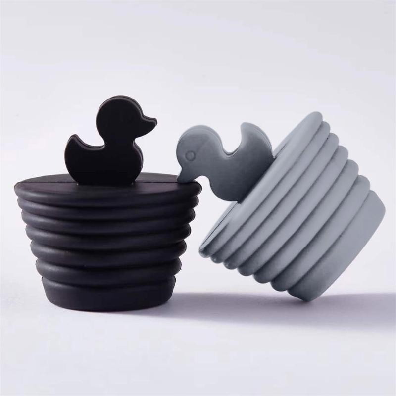 Reusable Bathroom Plug Universal Drain Stopper Silicone Anti-clogging Kitchen Sink Stopper Bathtub Plug Accessories 2pcs