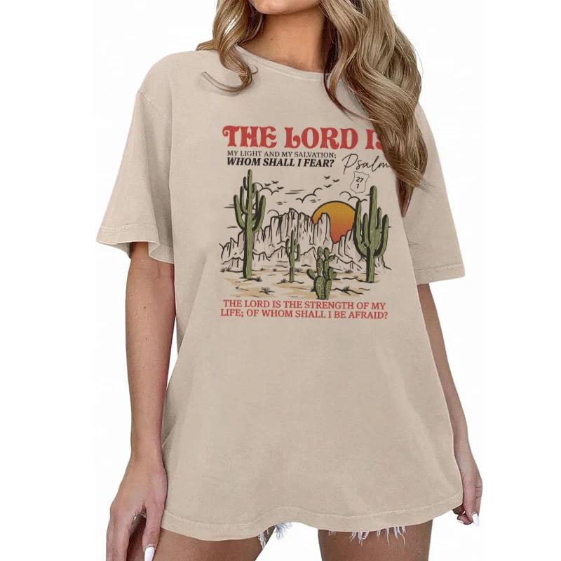 Women Vintage Boho Western Bible Verse TShirts God Worship Christian Graphic T Shirts Religious Jesus Faith Tee Shirt Tops Gift