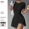 Women's Casual Yoga & Sports Skirt - Spring/Summer Beautiful Back Two-Piece for Golf & Tennis