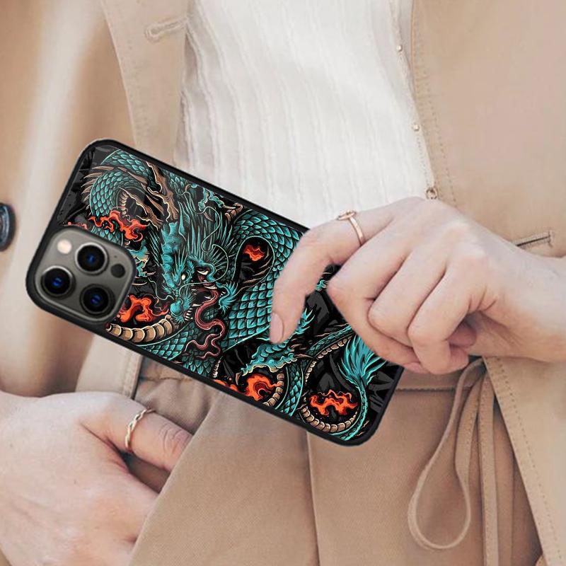

Dragon Tiger Ghost Magnetic Phone Case For APPLE iPhone 17 Air 16 14 13 12 Pro Max 15 Plus Wireless Charge With MagSafe Cover iPhone 14