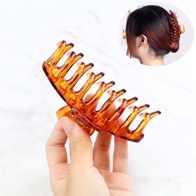 Solid Color Claw Large Frosted Hair Claws Korean Fashion Hair Clips for Women Girls Barrette Bath Hairpins Hair Accessories Gift
