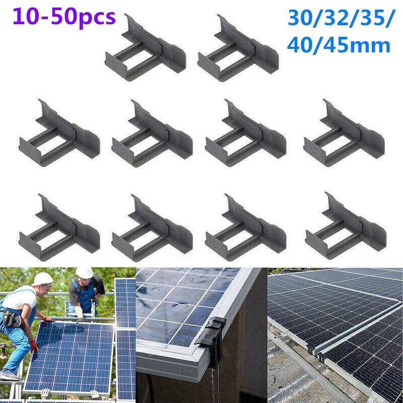 30-45mm Photovoltaic Panel Water Guide Mud Clamp Solar Water Drain Remove Clip
