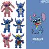 6-pack Of Sturdy 8cm Stidi Figure Toys For Cake Decoration 150g Plastic Material