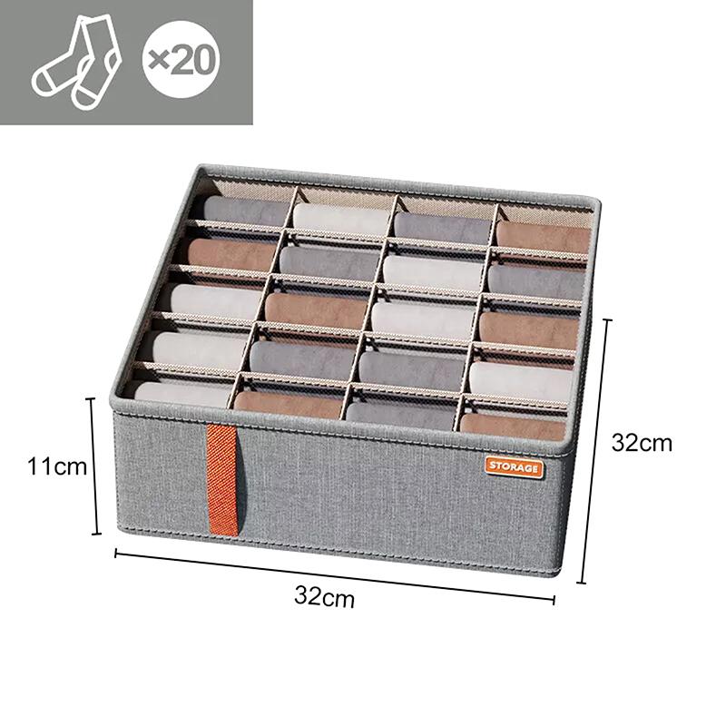 

20/6/7/1 Ячеек Катион ПП Носки Бюстгальтер Трусы Простота Органайзеры Шкафов и Ящиков Домашние Сортировочные Коробки Органайзер для хранения