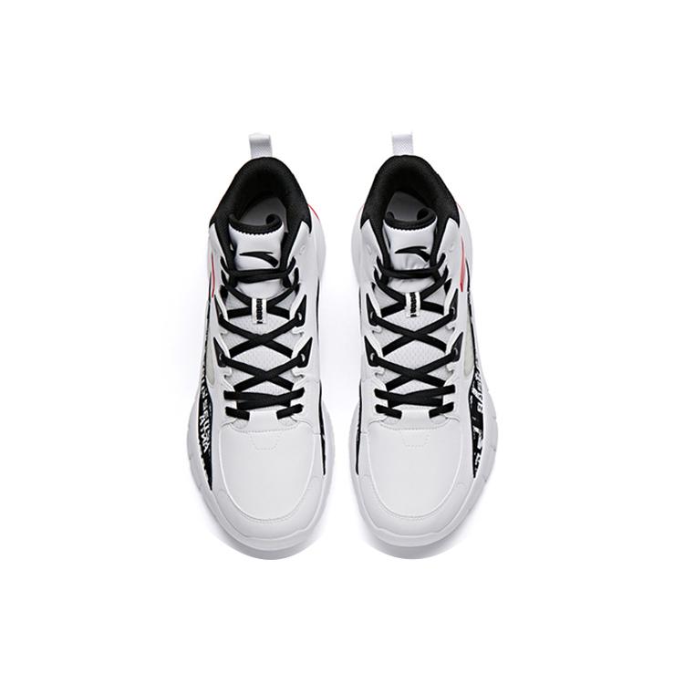 ANTA Basketball Collection Basketball Shoes Men's High top Anta White/University Red/Black 91731132-13