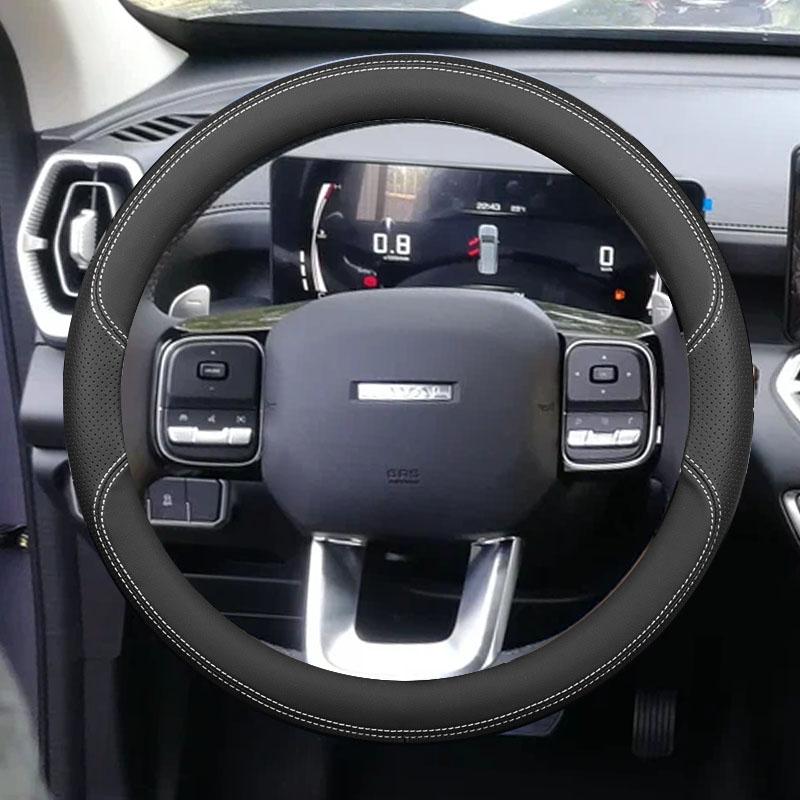 For Haval Hover H3 H5 H9  2024 2025 Car Steering Wheel Cover Ultra Thin Leather Breathable Anti Slip Interior Accessories