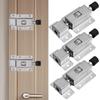 Stainless Steel Door Latch Spring Lock with Screws Automatic Spring Latches Door Window Catch Lock Gate Anti-theft Hardware