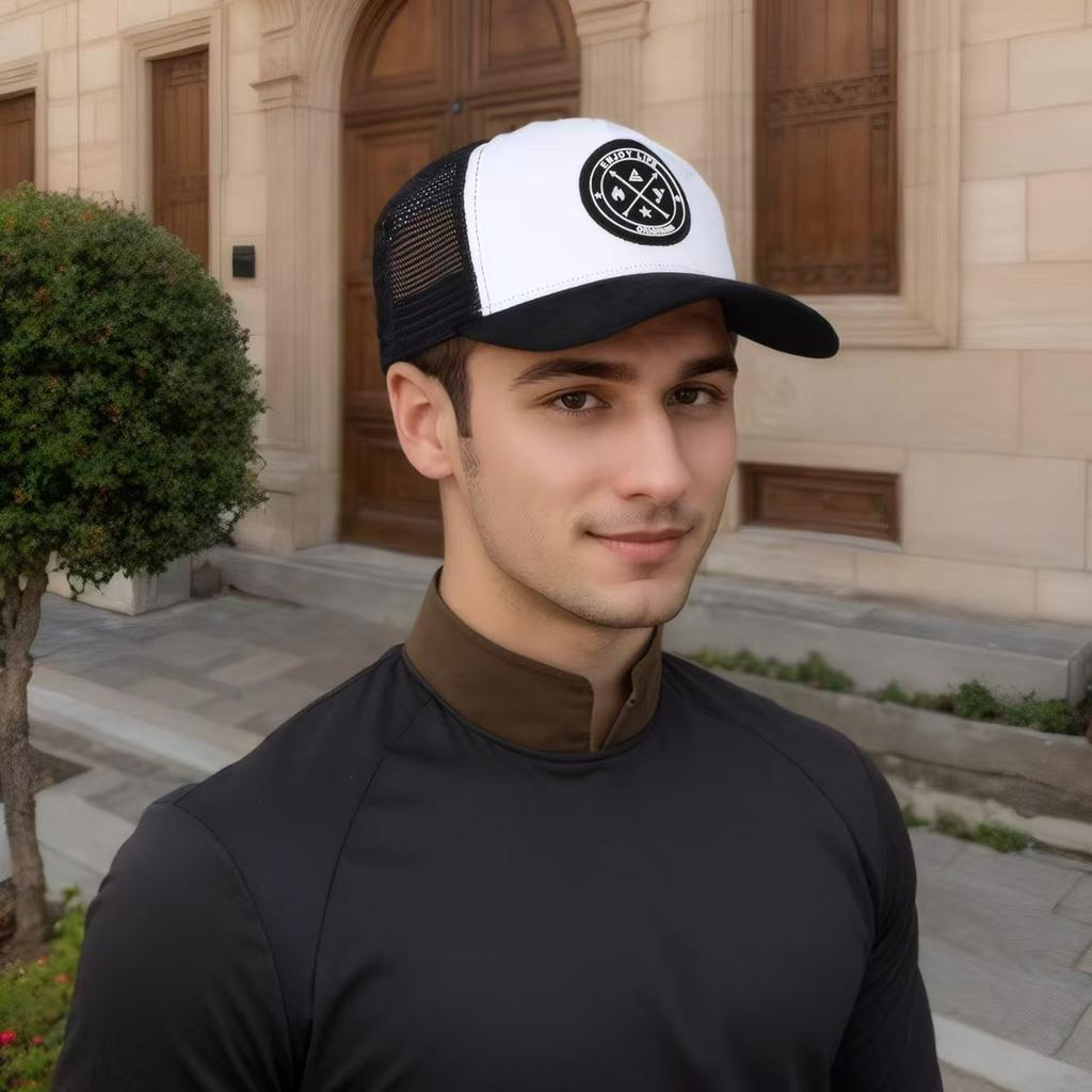 Four Seasons Mesh Baseball Cap Women Men Fashion Casual Breathable Letter Icon Unisex Hiphop Trucker Caps Outdoor Sports Dad Hat