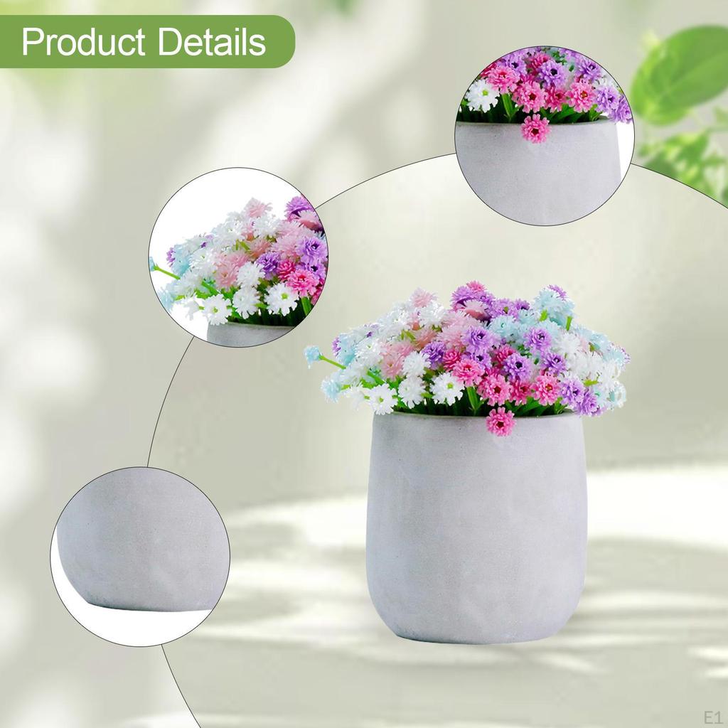 Gypsophila Artificial Flowers Bonsai Table Centerpiece Desktop Ornament Small Fake Plant