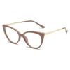 Aesthetic Glasses Replaceable Lens Eyeglasses Cat Eye Metal Frame Retro Eyeglasses